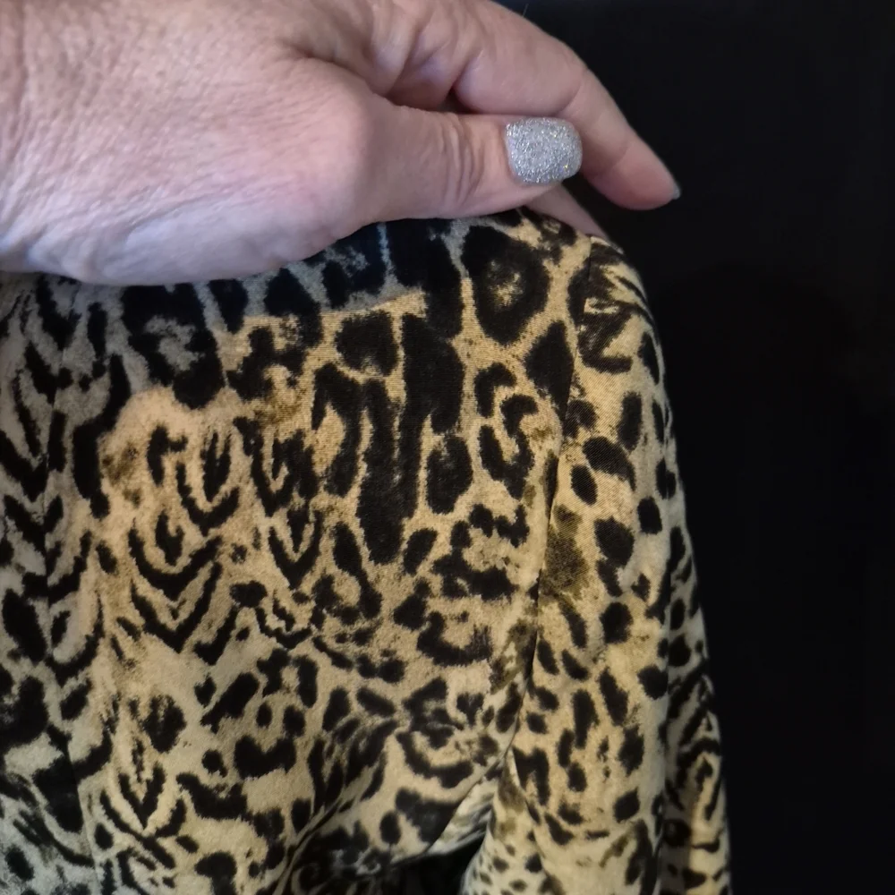 Vintage Leopard Print Women's Blazer - Picture 3 of 5